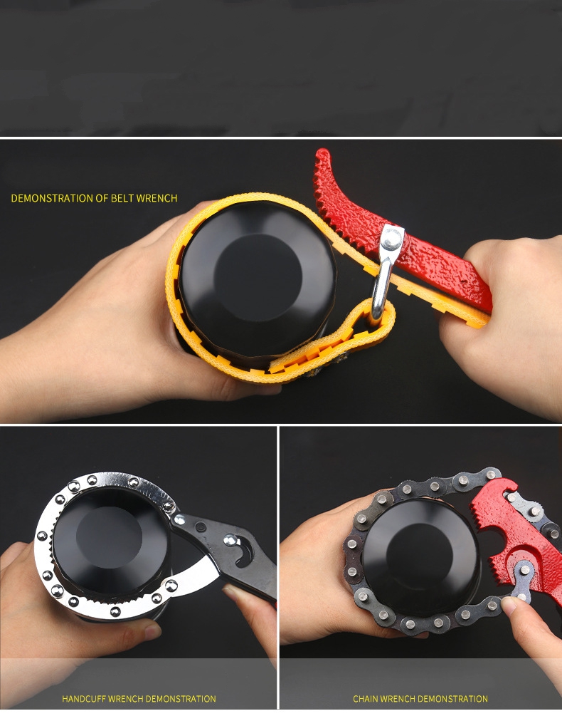 Llave de cadena ajustable para - Oil Filter Wrench reseña y precio